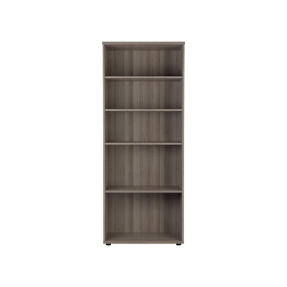 Jemini Wooden Bookcase 800x450x2000mm Grey Oak KF811169