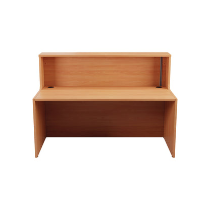 Jemini Reception Unit 1600x800x740mm Beech KF816302