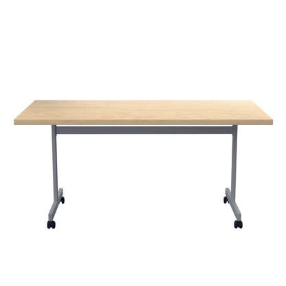 Jemini Tilting Table 1600x700x730mm Maple/Silver KF816504