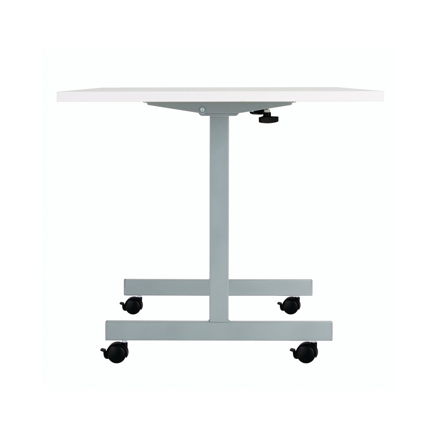 Jemini Rectangular Tilting Table 1200x800x720mm White/Silver KF816814