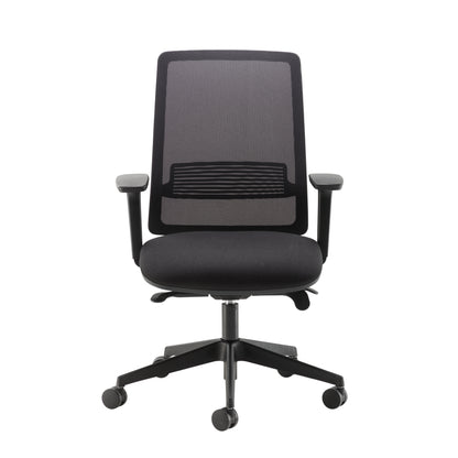 Cappela Nuevo Mesh Chair with Seat Slide and Height Adjustable Arms Black KF81906