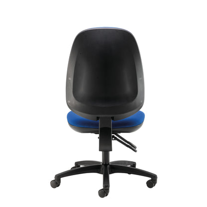 Cappela Campos High Back Posture Chair No Arms 2 Lever Mechanism Fabric Blue KF81987