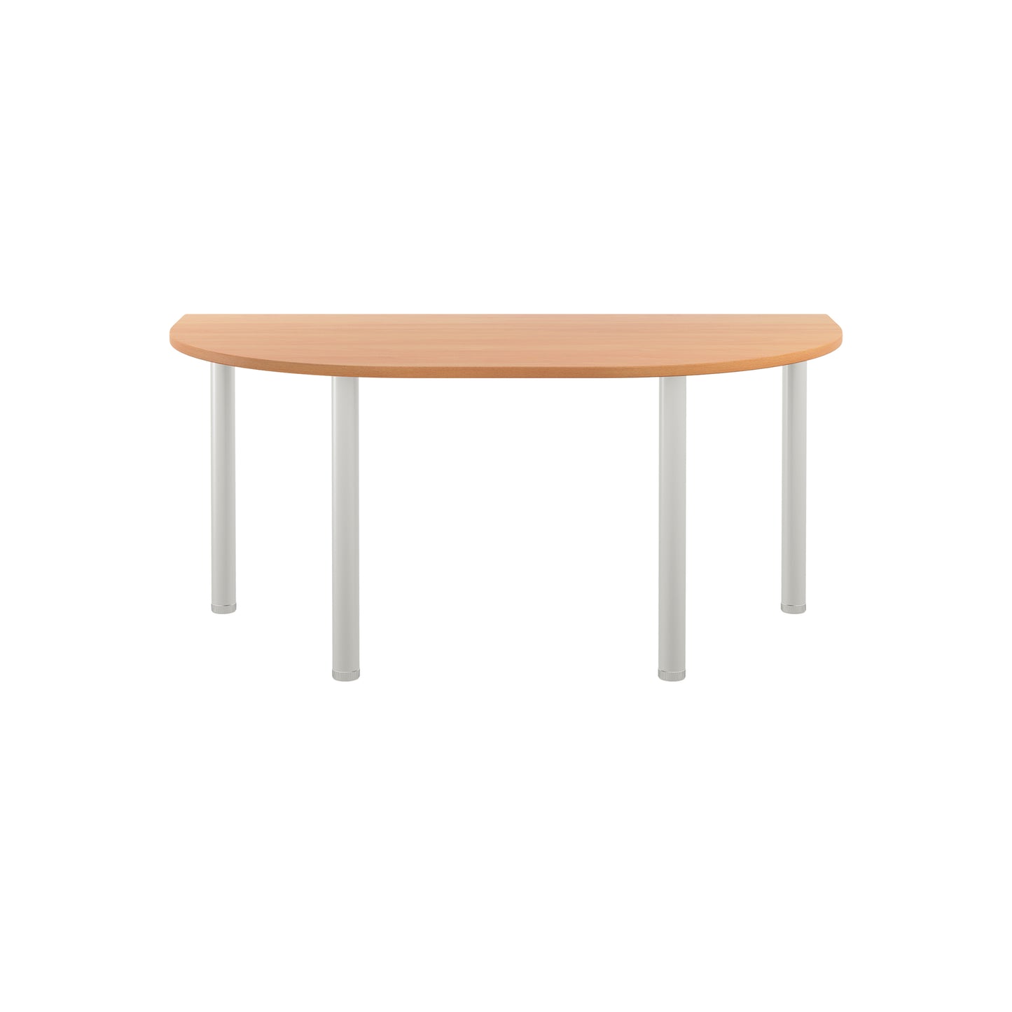 Jemini Semi Circular Multipurpose Table 1600x800x730mm Beech KF819899