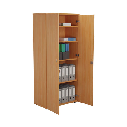 First Wooden Storage Cupboard 800x450x1800mm Beech KF820963