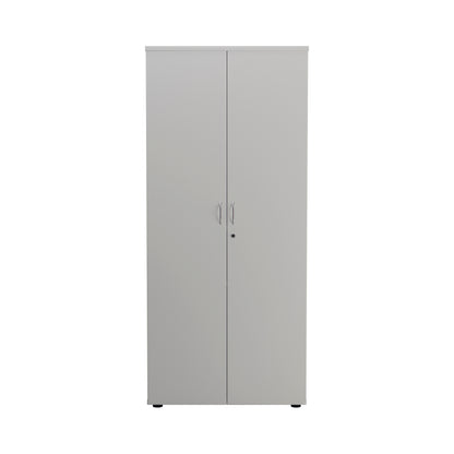 First Wooden Storage Cupboard 800x450x1800mm White KF820987