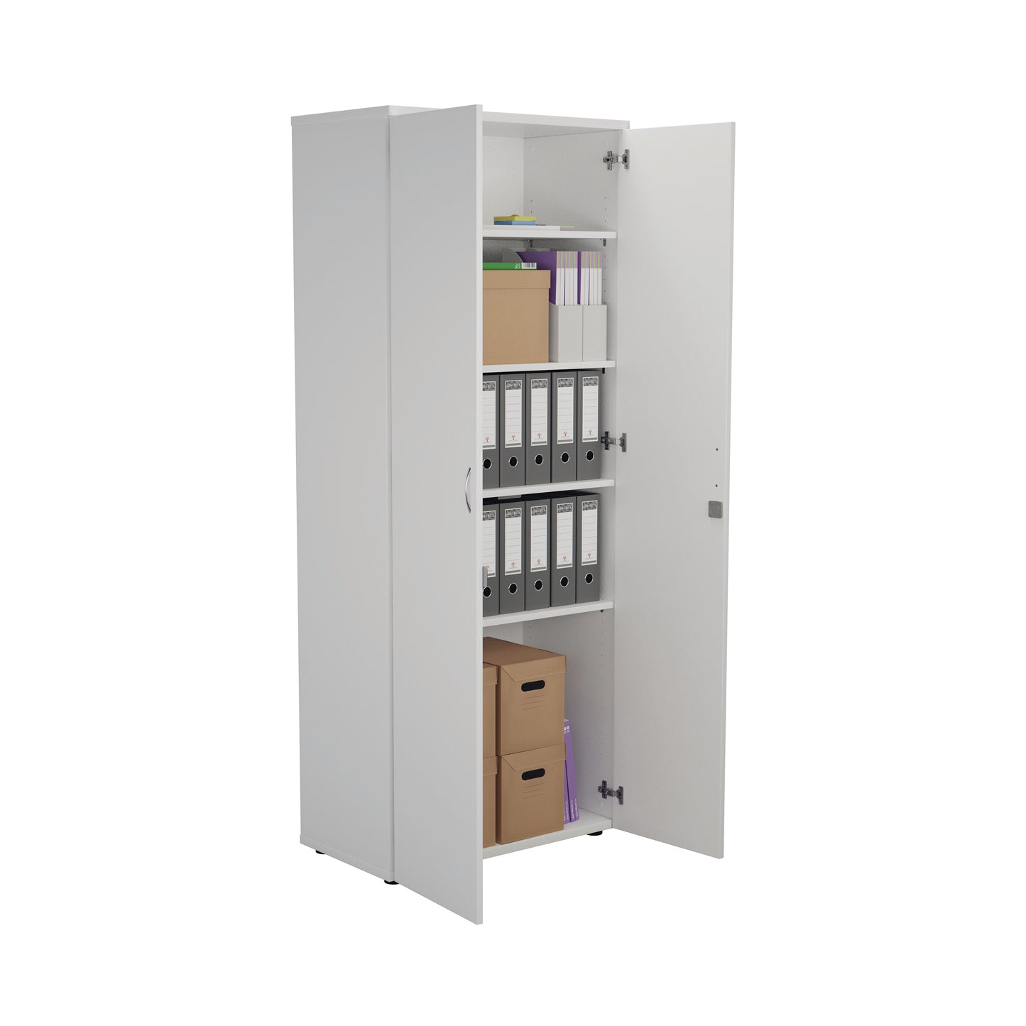 First Wooden Cupboard 800x450x2000mm White KF821014