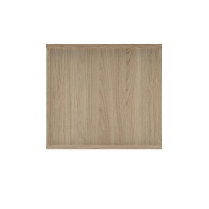 Polaris Bookcase 1 Shelf 800x400x730mm Canadian Oak KF821036