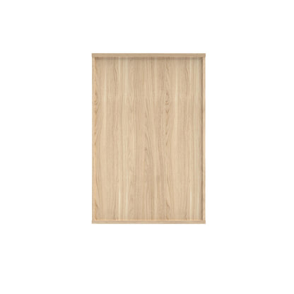 Polaris Bookcase 2 Shelf 800x400x1204mm Canadian Oak KF821056