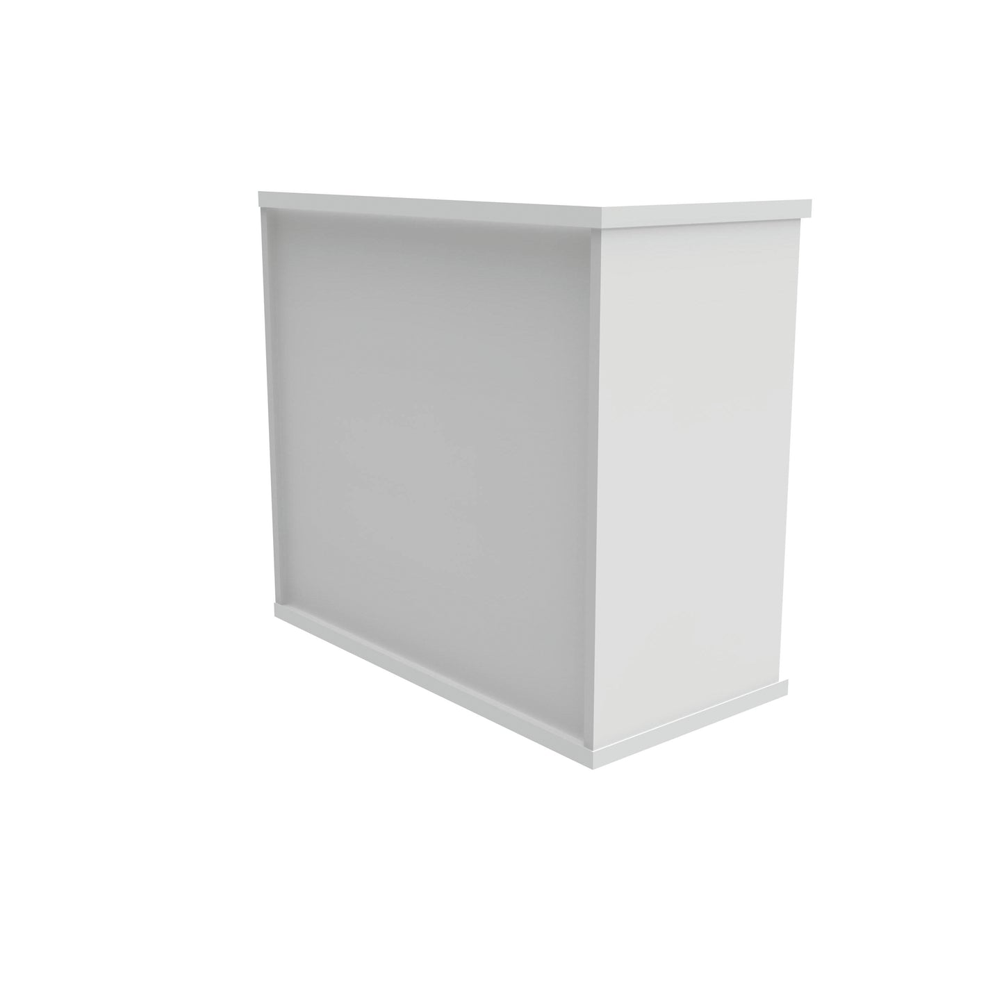 Polaris Bookcase 1 Shelf 800x400x730mm Arctic White KF821086