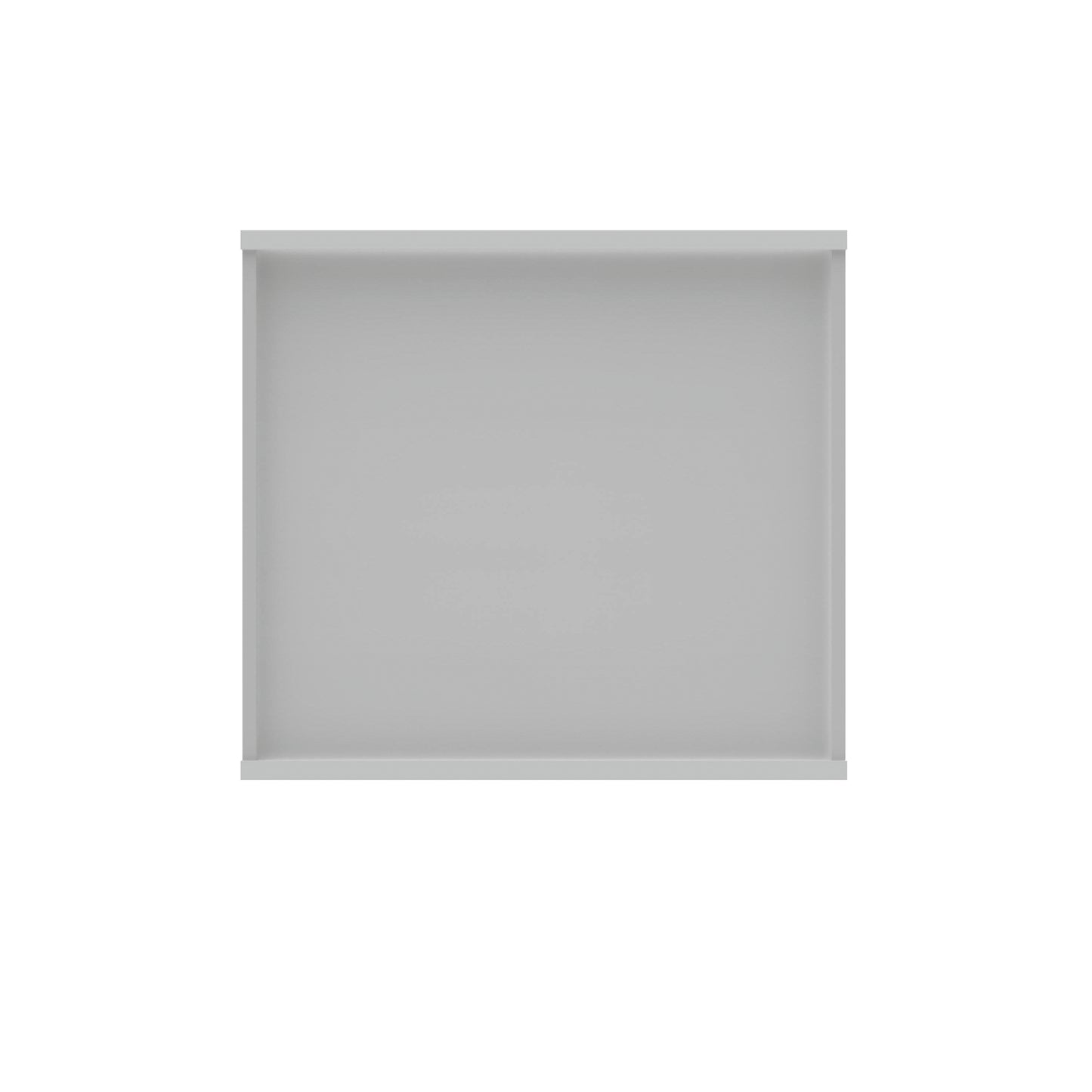 Polaris Bookcase 1 Shelf 800x400x730mm Arctic White KF821086