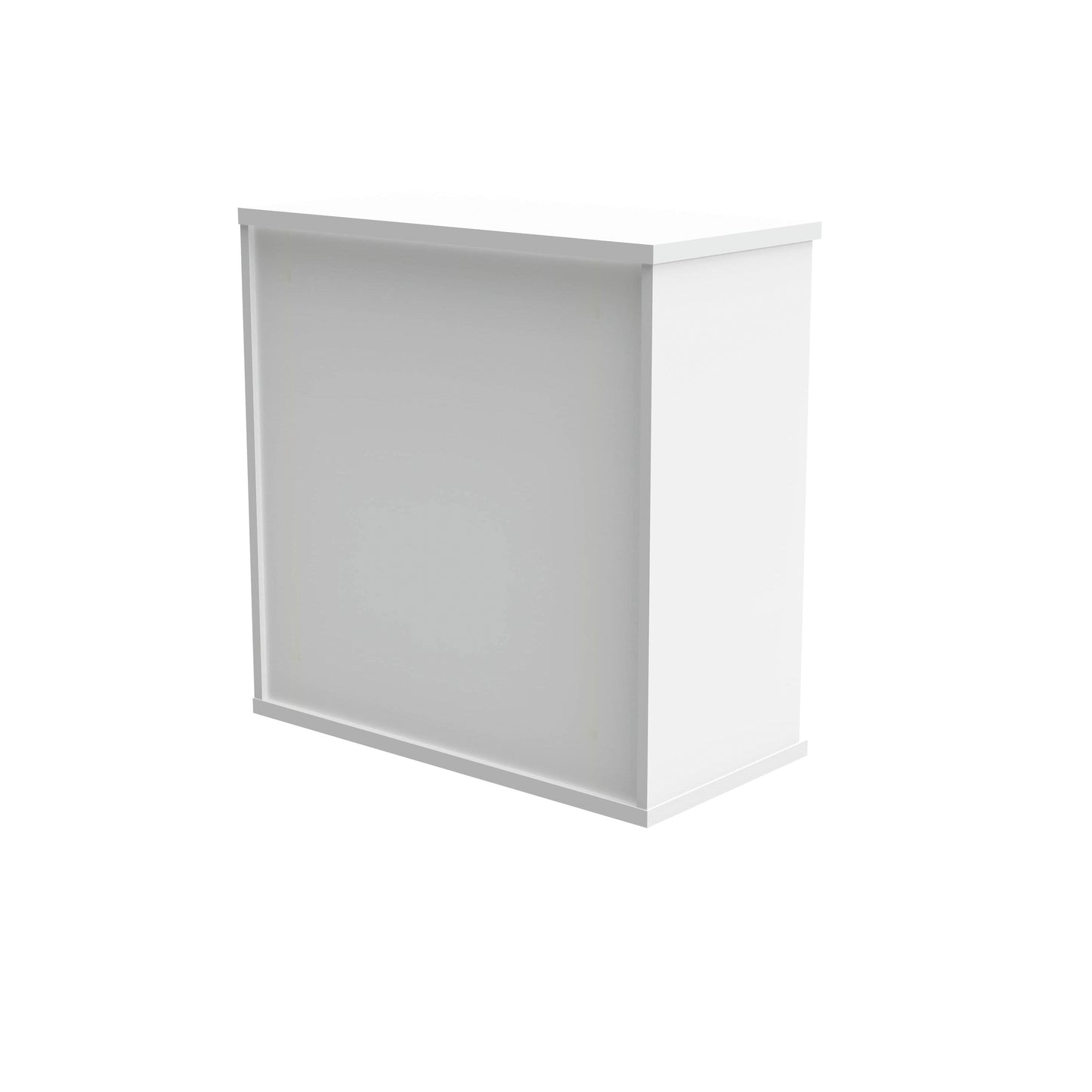 Polaris Bookcase 1 Shelf 800x400x816mm Arctic White KF821096