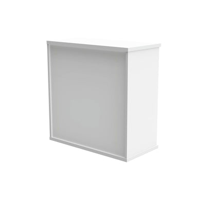 Polaris Bookcase 1 Shelf 800x400x816mm Arctic White KF821096