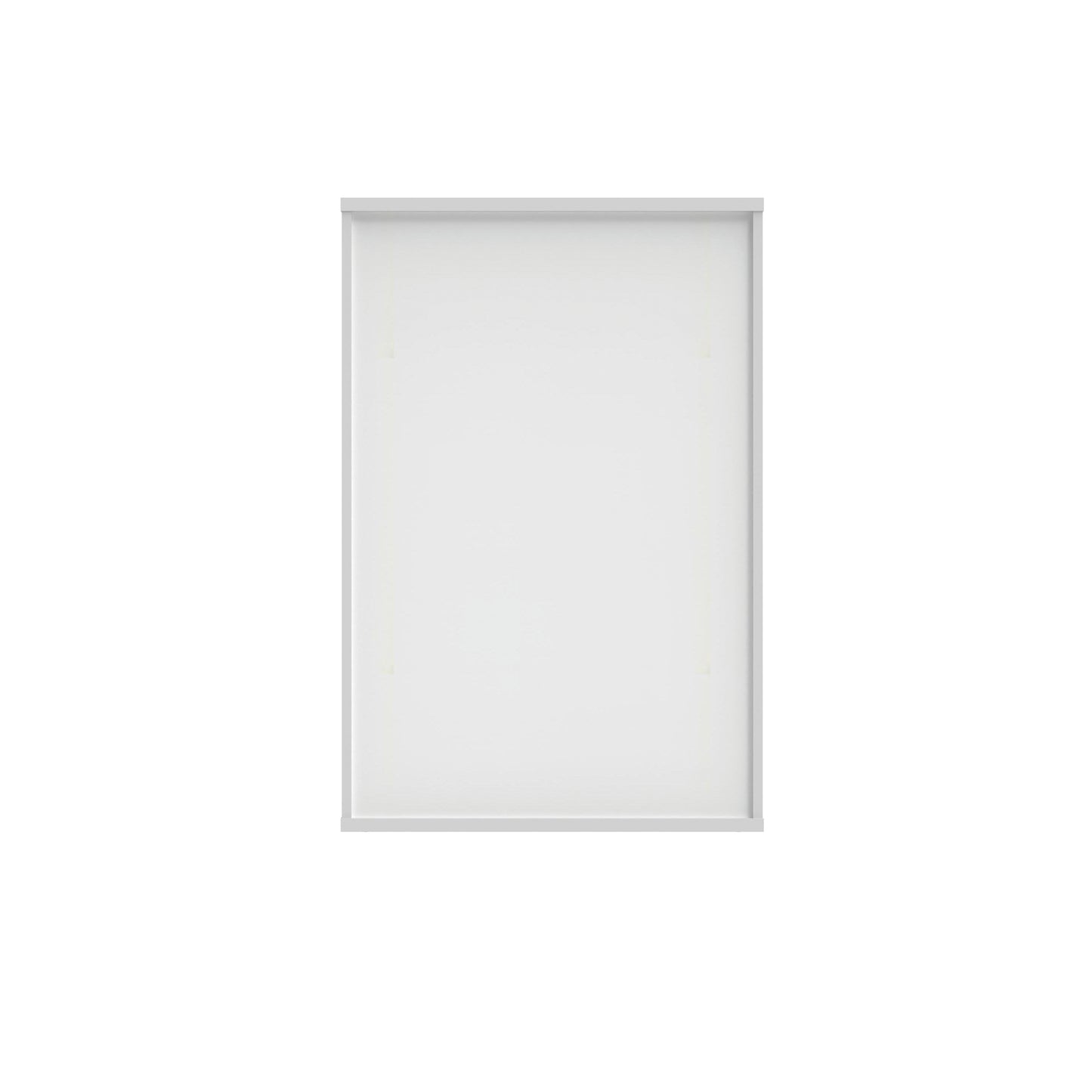 Polaris Bookcase 2 Shelf 800x400x1204mm Arctic White KF821106