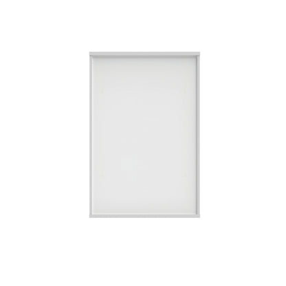 Polaris Bookcase 2 Shelf 800x400x1204mm Arctic White KF821106