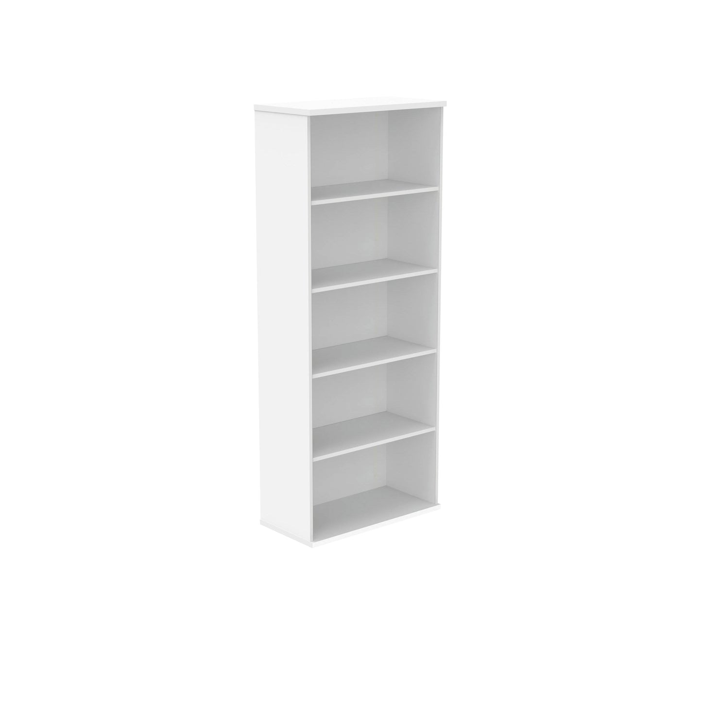 Polaris Bookcase 4 Shelf 800x400x1980mm Arctic White KF821126