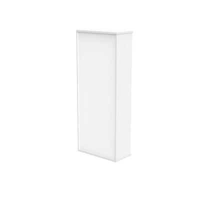 Polaris Bookcase 4 Shelf 800x400x1980mm Arctic White KF821126