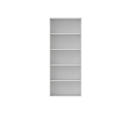 Polaris Bookcase 4 Shelf 800x400x1980mm Arctic White KF821126