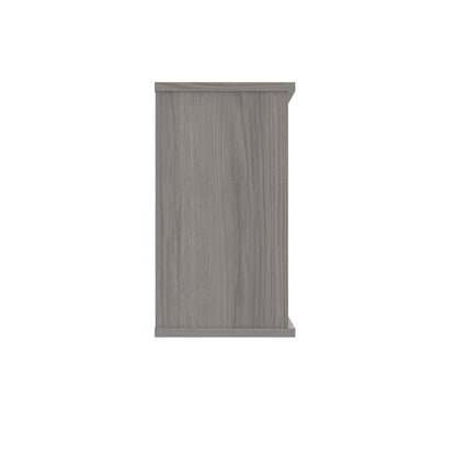 Polaris Bookcase 1 Shelf 800x400x730mm Alaskan Grey Oak KF821136