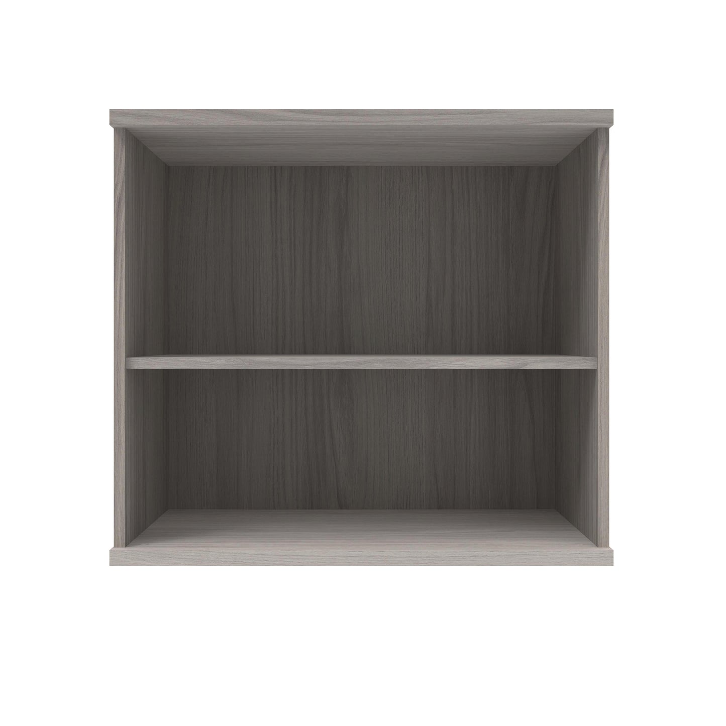 Polaris Bookcase 1 Shelf 800x400x730mm Alaskan Grey Oak KF821136