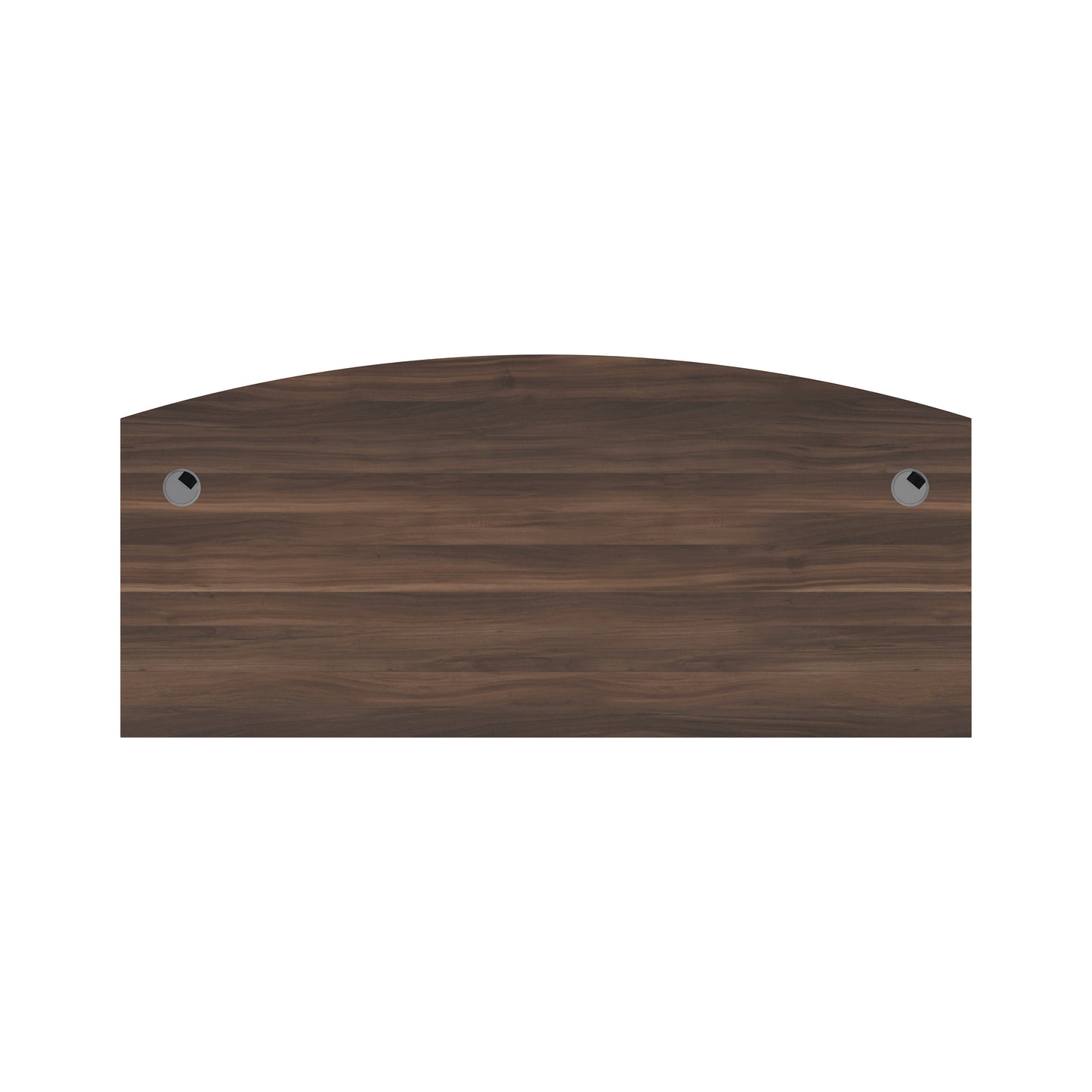 Avior Bow Fronted Executive Desk 2000x900x750mm Dark Walnut KF821540