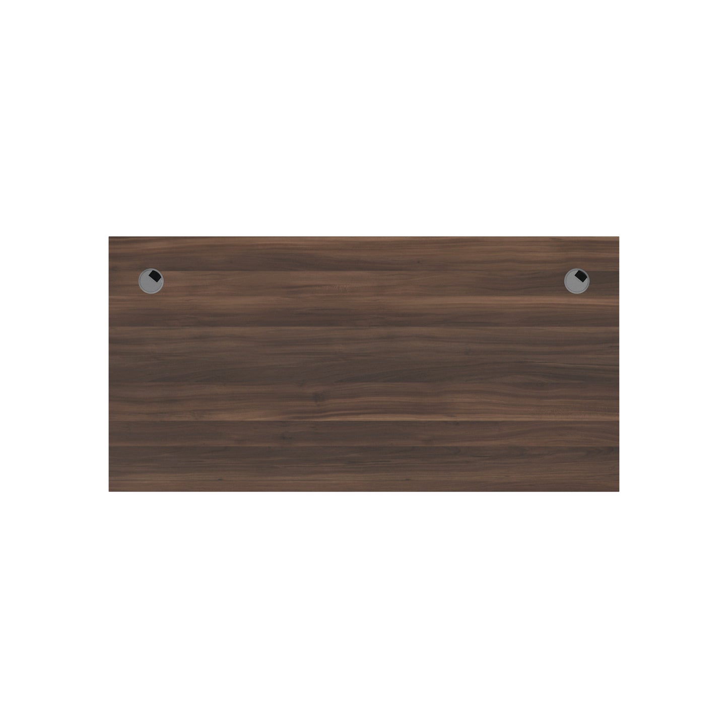 Avior Rectangular Executive Desk 1800x900x750mm Dark Walnut KF821618