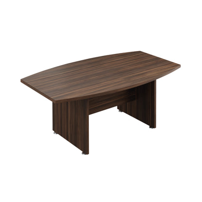 Avior Executive Boardroom Meeting Table 1800x1150x750mm Dark Walnut KF821885