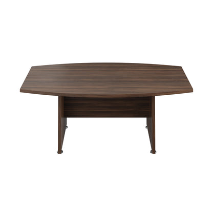 Avior Executive Boardroom Meeting Table 1800x1150x750mm Dark Walnut KF821885