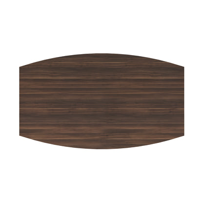 Avior Executive Boardroom Meeting Table 1800x1150x750mm Dark Walnut KF821885