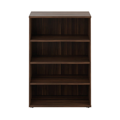 Avior Executive Bookcase 1005x404x1560mm Dark Walnut KF821946