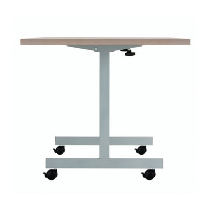 Jemini Rectangular Tilting Table 1200x700x730mm Grey Oak/Silver KF822381