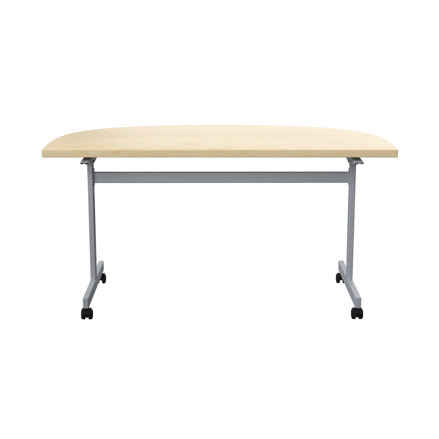 Jemini D-End Tilt Table 1400x700x720mm Maple/Silver KF822448