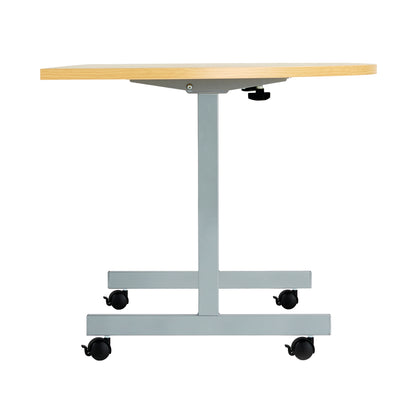 Jemini D-End Tilt Table 1600x800x720mm Nova Oak/Silver KF822516