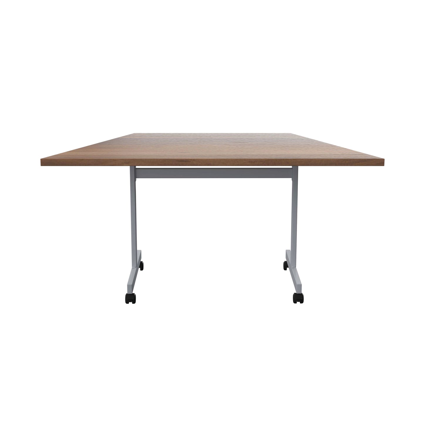 Jemini Trap Tilt Table 1600x800x720mm Dark Walnut/Silver KF822547