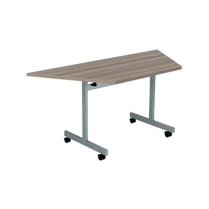 Jemini Trap Tilt Table 1600x800x720mm Grey Oak/Silver KF822554