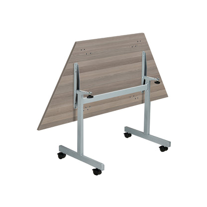 Jemini Trap Tilt Table 1600x800x720mm Grey Oak/Silver KF822554