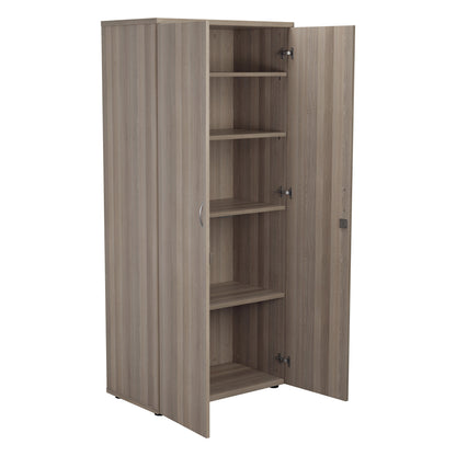 Jemini Wooden Cupboard 800x450x1800mm Grey Oak KF822951