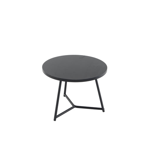 Jemini Trinity Low Table 600x600x435mm Black/Black KF823360