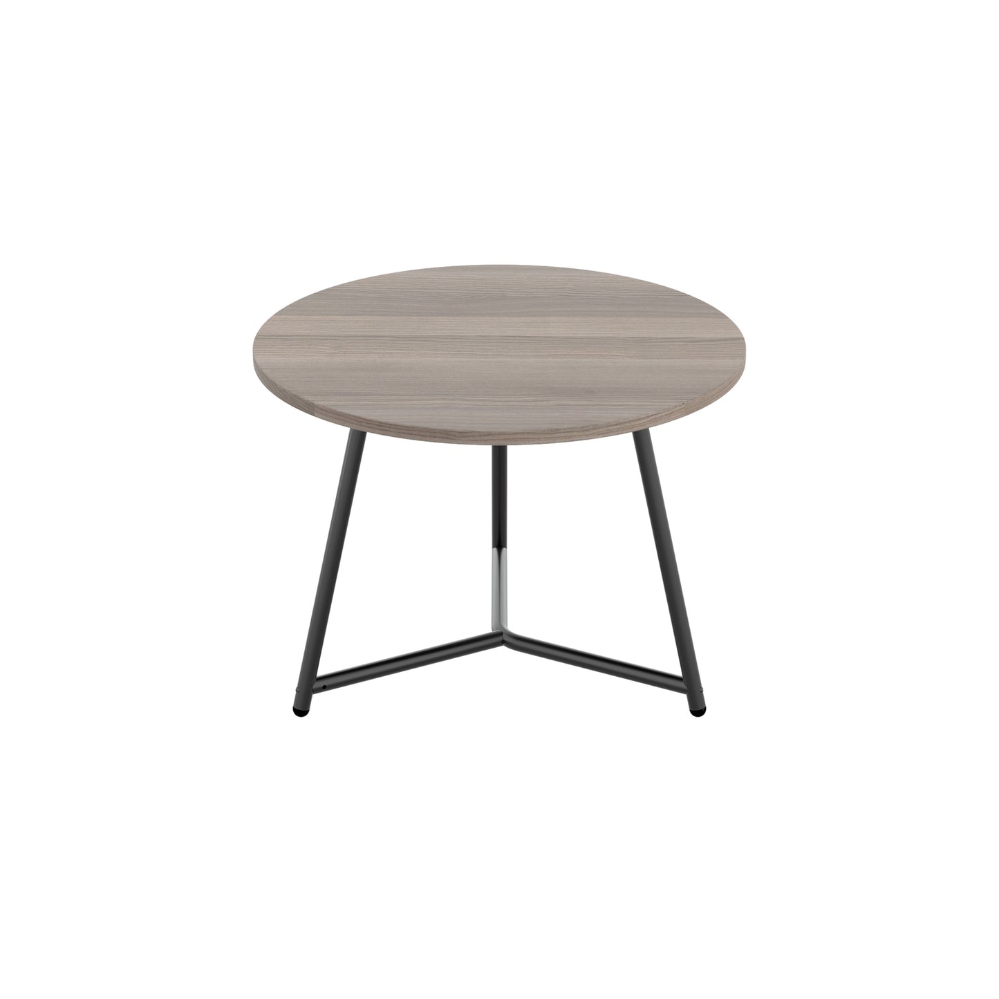 Jemini Trinity Low Table 600x600x435mm Grey Oak/Black KF823384