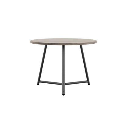 Jemini Trinity Low Table 600x600x435mm Grey Oak/Black KF823384