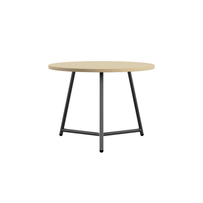 Jemini Trinity Low Table 600x600x435mm Maple/Black KF823391