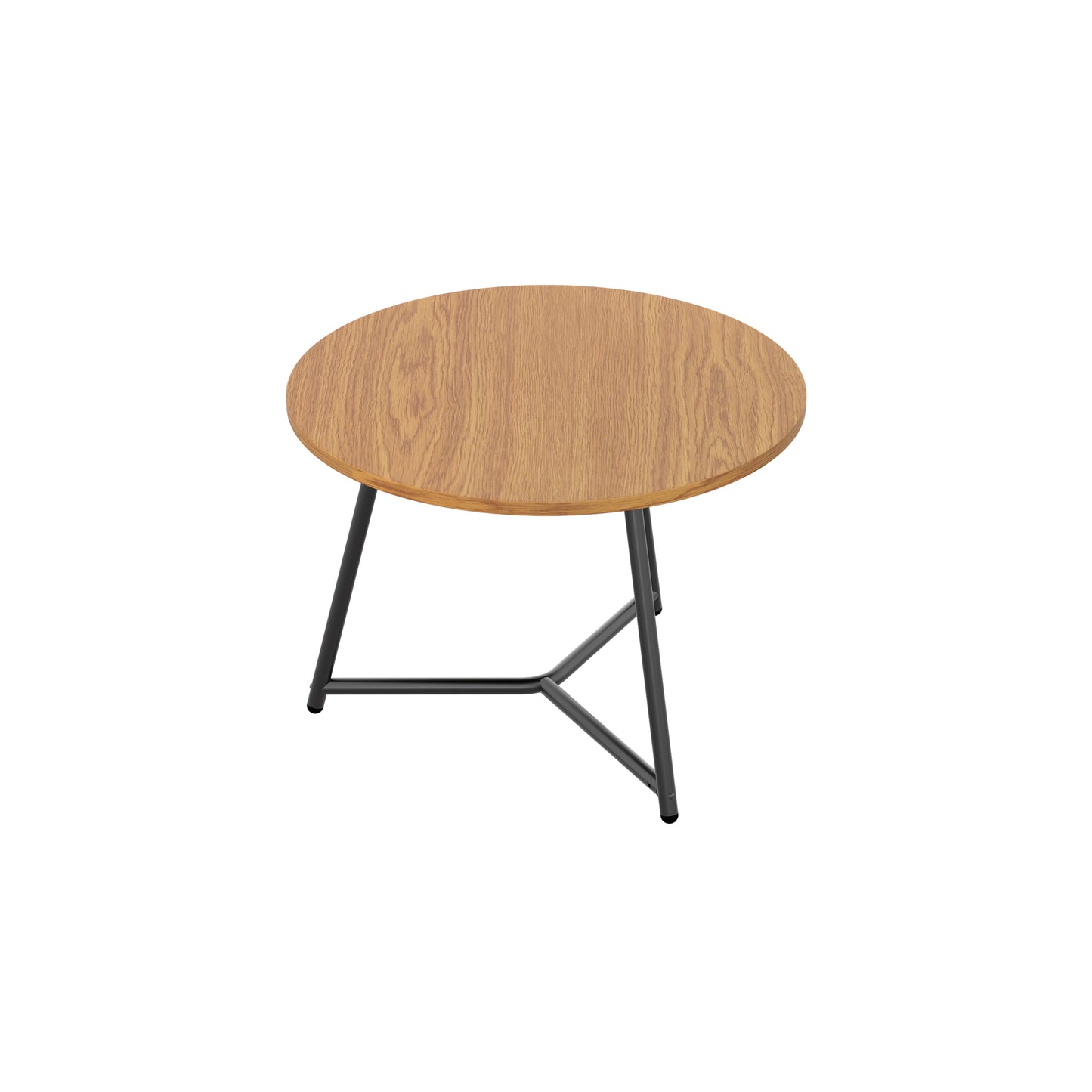 Jemini Trinity Low Table 600x600x435mm Nova Oak/Black KF823407