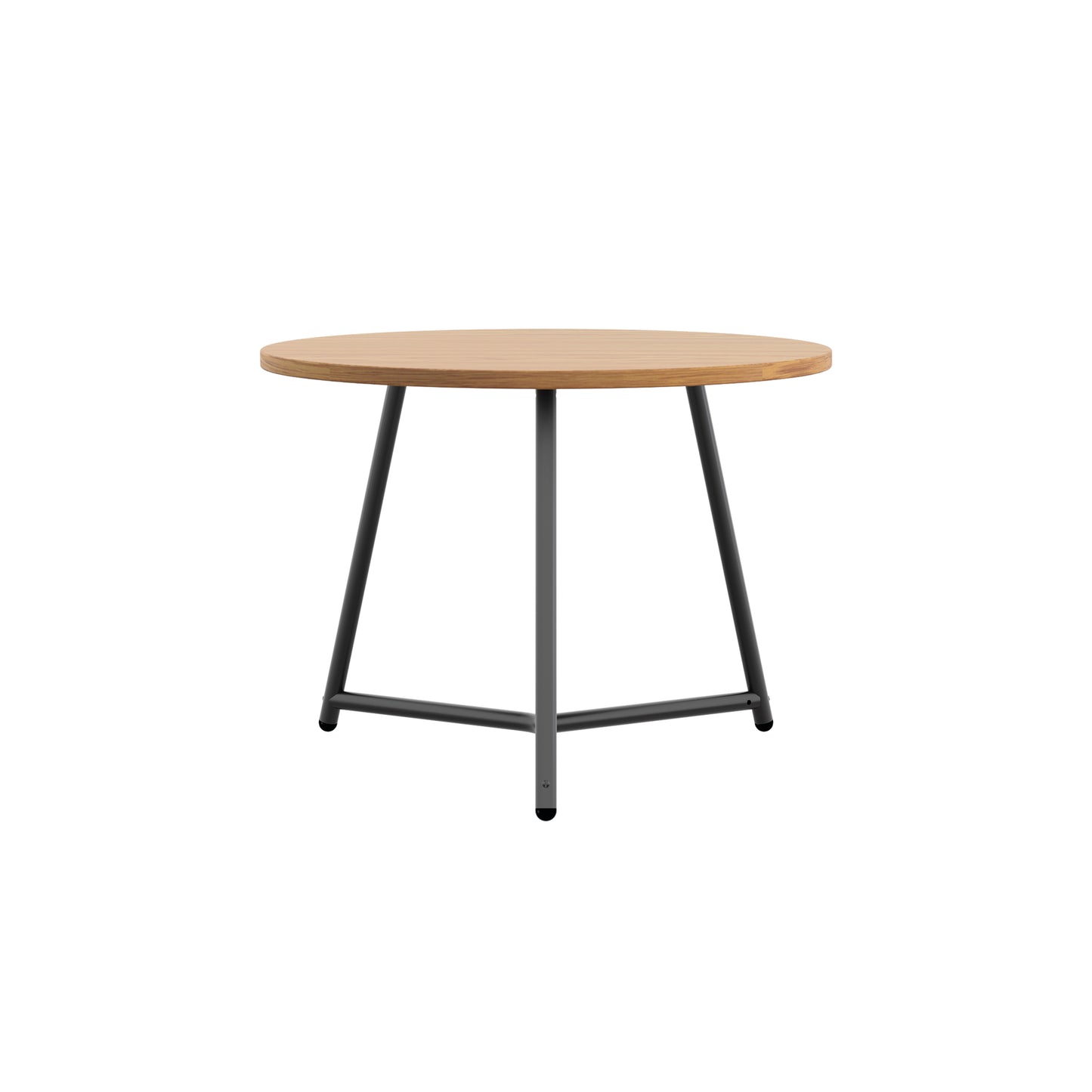 Jemini Trinity Low Table 600x600x435mm Nova Oak/Black KF823407