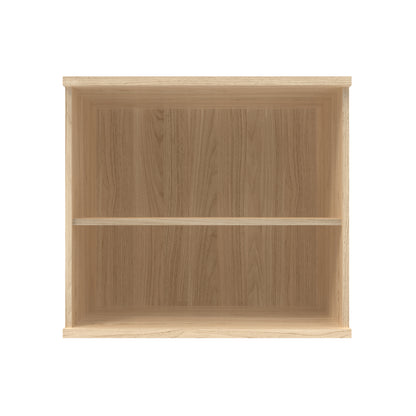 Astin Bookcase 1 Shelf 800x400x730mm Canadian Oak KF823735