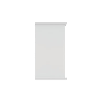 Astin Bookcase 1 Shelf 800x400x730mm Arctic White KF823780
