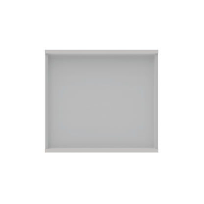 Astin Bookcase 1 Shelf 800x400x730mm Arctic White KF823780