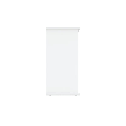 Astin Bookcase 1 Shelf 800x400x816mm Arctic White KF823797