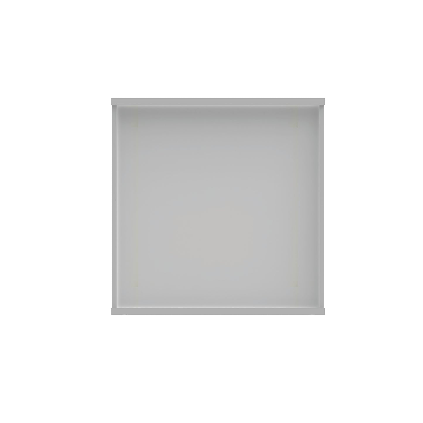 Astin Bookcase 1 Shelf 800x400x816mm Arctic White KF823797