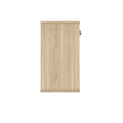 Astin 2 Door Cupboard Lockable 800x400x730mm Canadian Oak KF823933