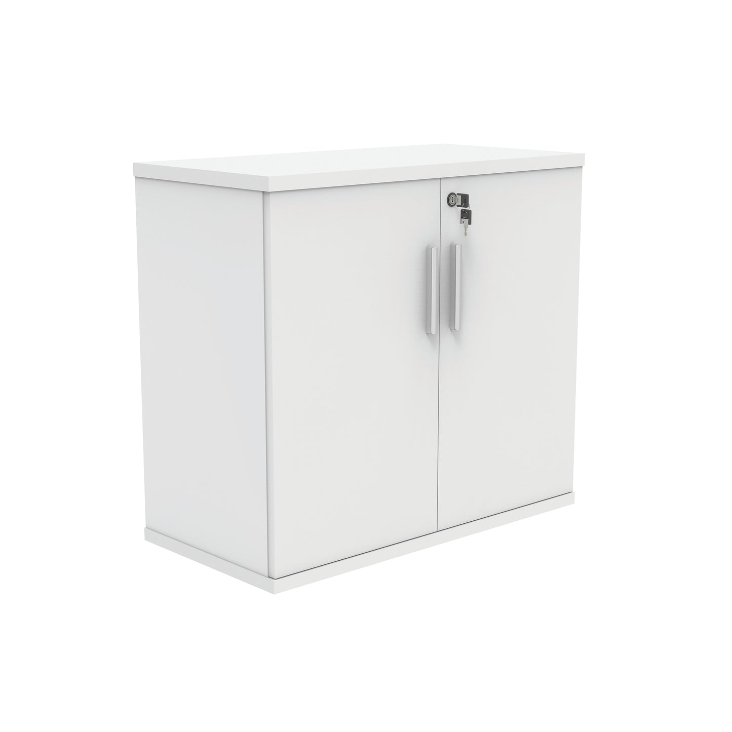 Astin 2 Door Cupboard Lockable 800x400x730mm Arctic White KF823988