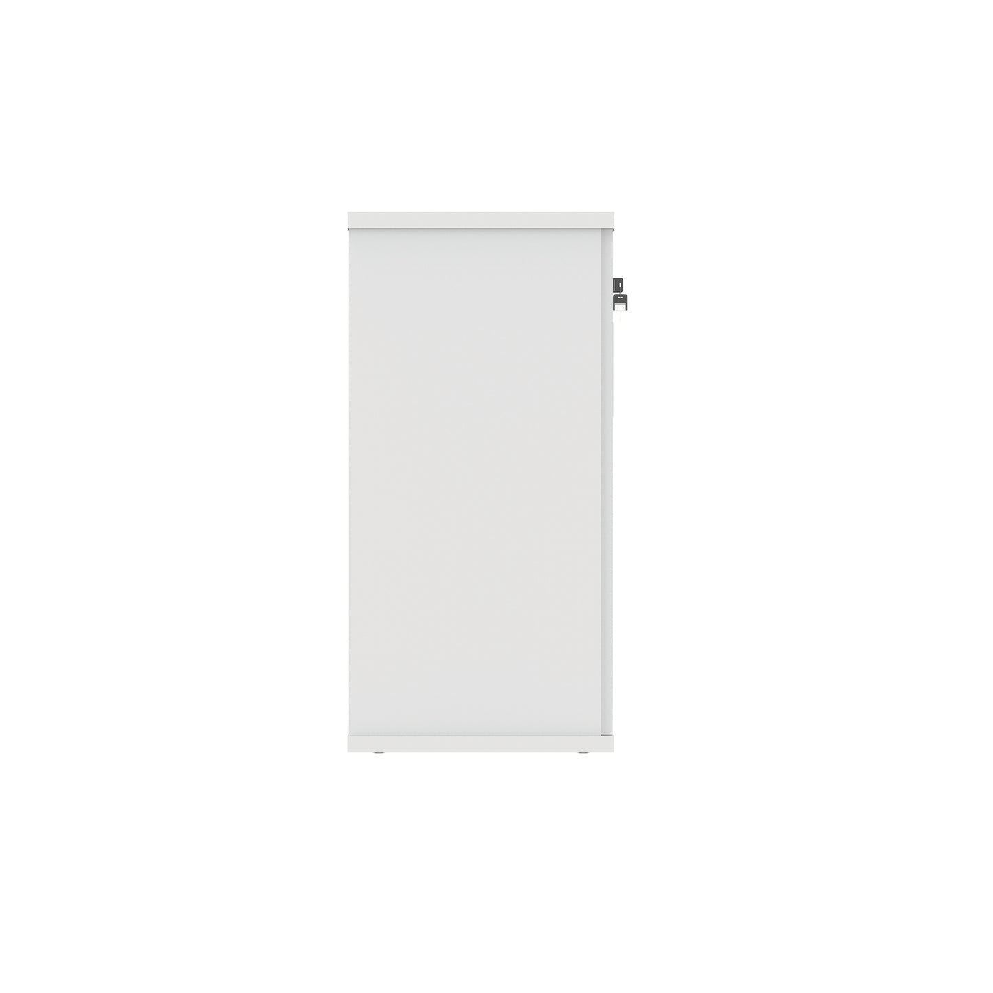 Astin 2 Door Cupboard Lockable 800x400x816mm Arctic White KF823995